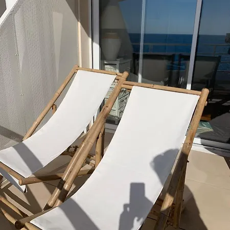 Grand Terrasse Vue Pieds Dans L'eau Piscine Apartment